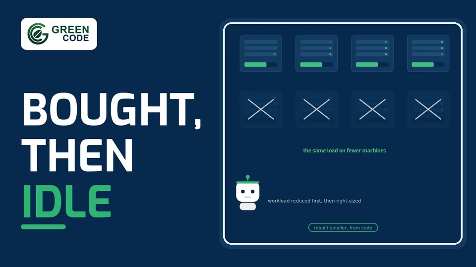 Reduced infrastructure requirements: poster for the GreenCode film