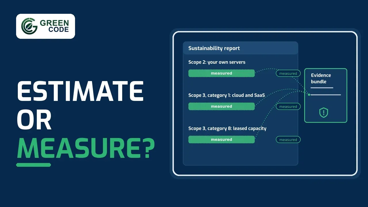 Accurate ESG data for CSRD reporting: poster for the GreenCode film